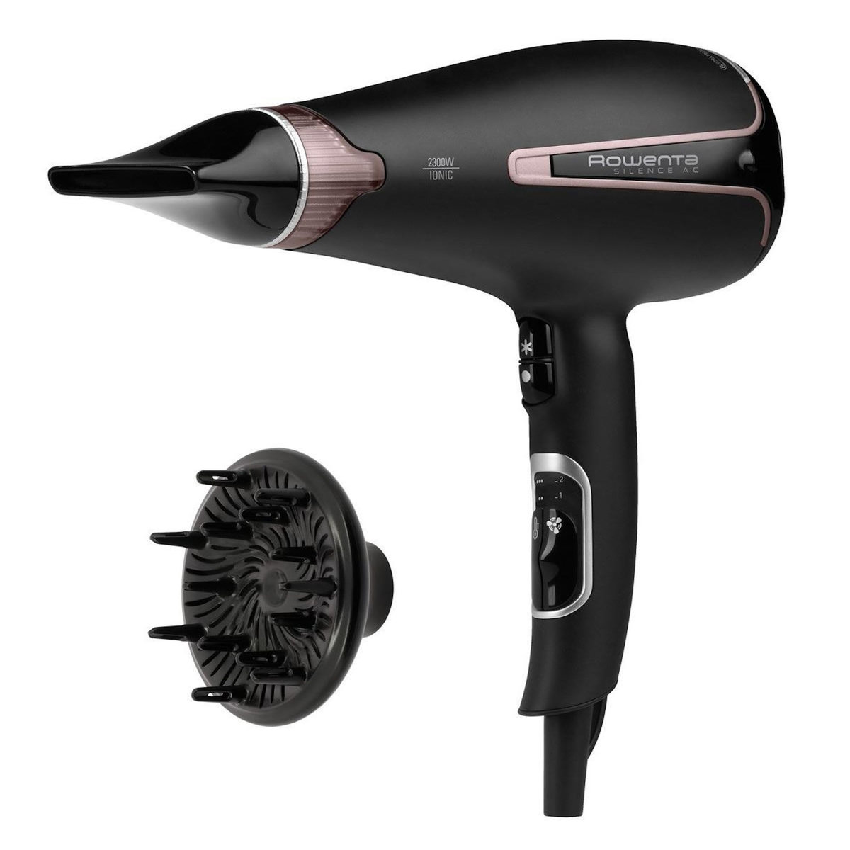 ROWENTA Rowenta Silence CV7920 sèche-cheveux 2300 W Noir, Rose
