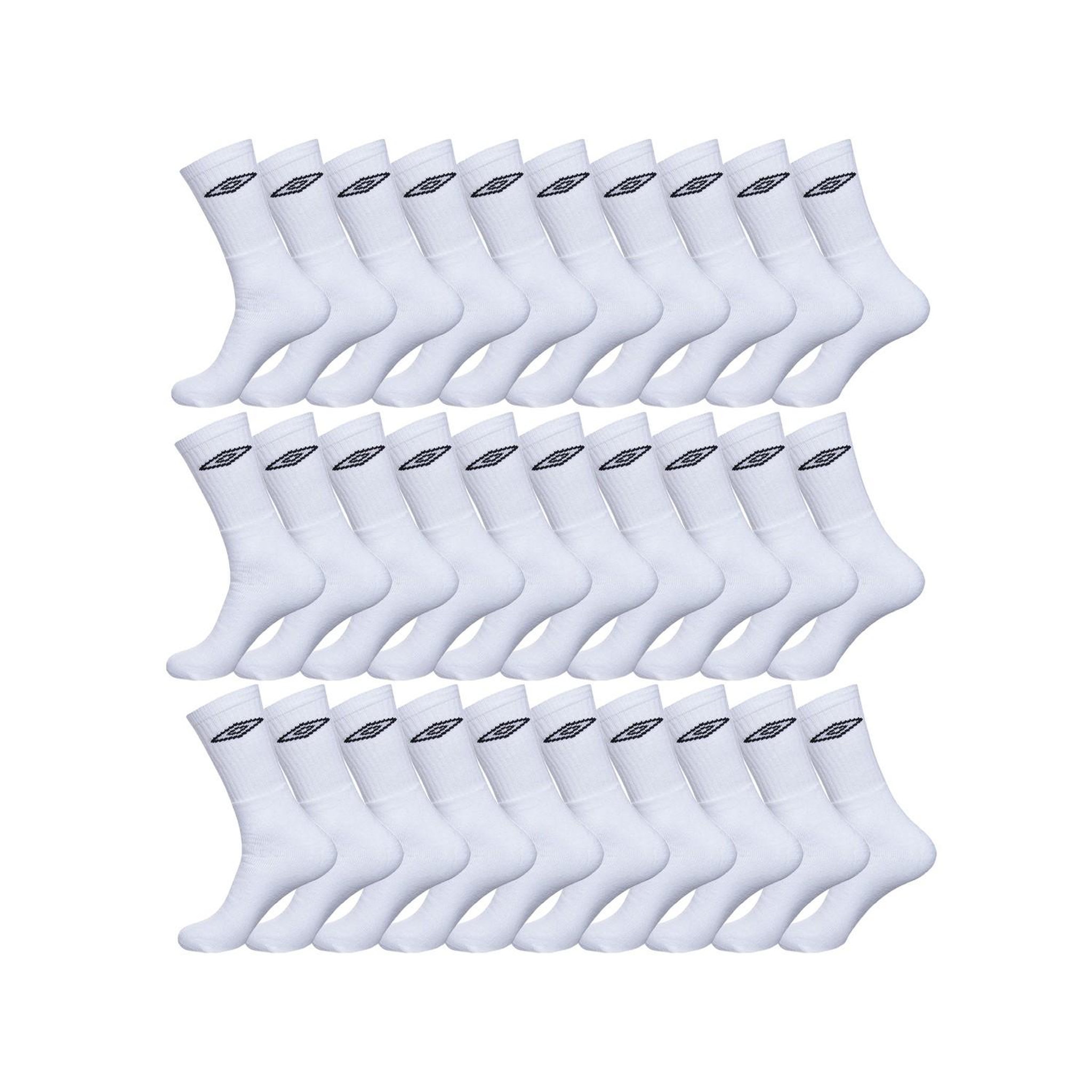 Voir la diapositive 1 : UMBRO Lot de 30 paires de chaussettes tennis homme
