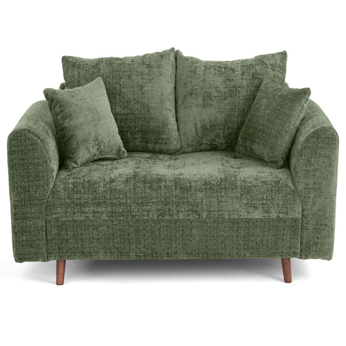 LISA DESIGN Rune - canapé droit 2 places en velours texturé