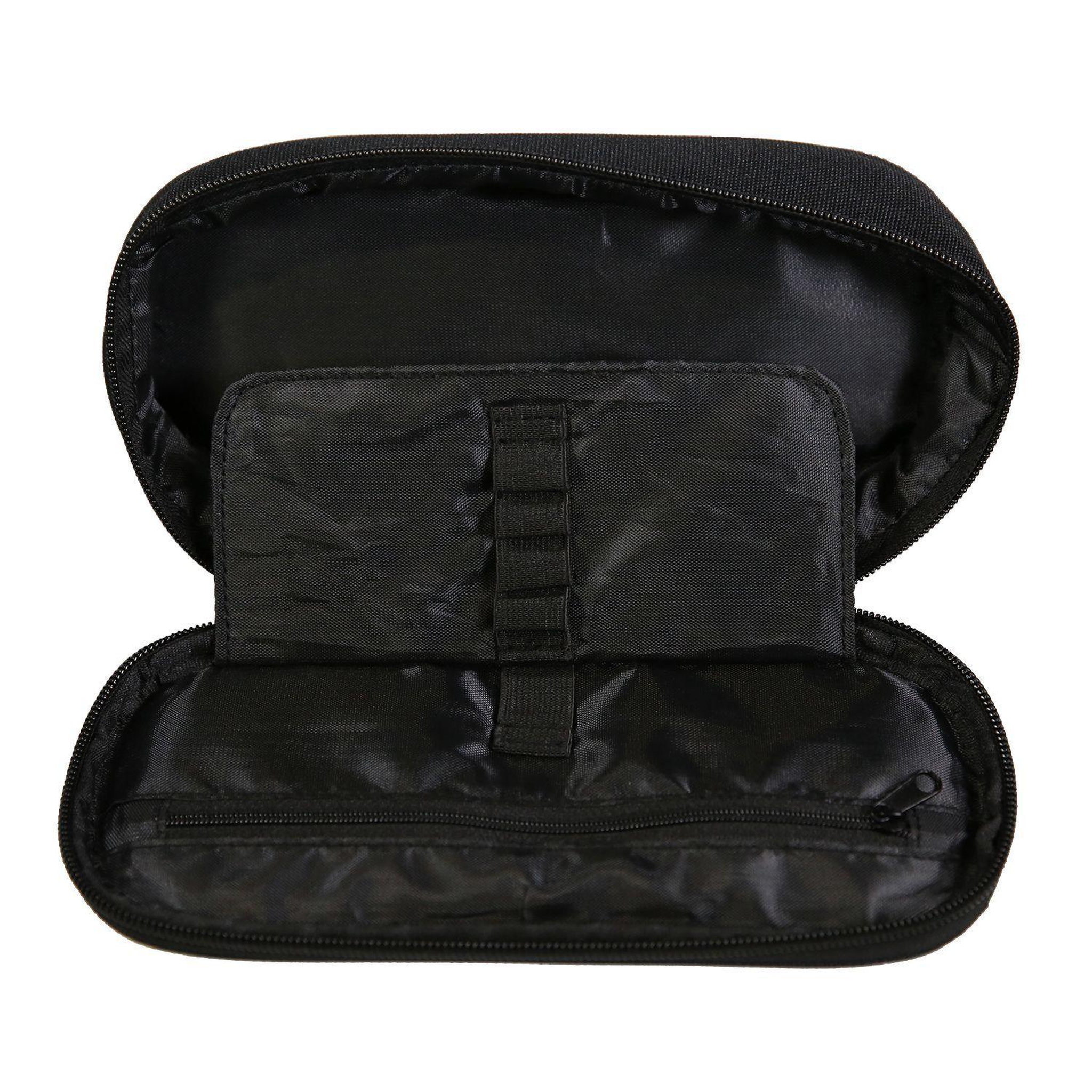 Voir la diapositive 5 : Bagtrotter BAGTROTTER Trousse scolaire ovale Plumier Offshore Noire