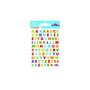  80 Stickers Alphabet - Multicolore - 0,7 cm