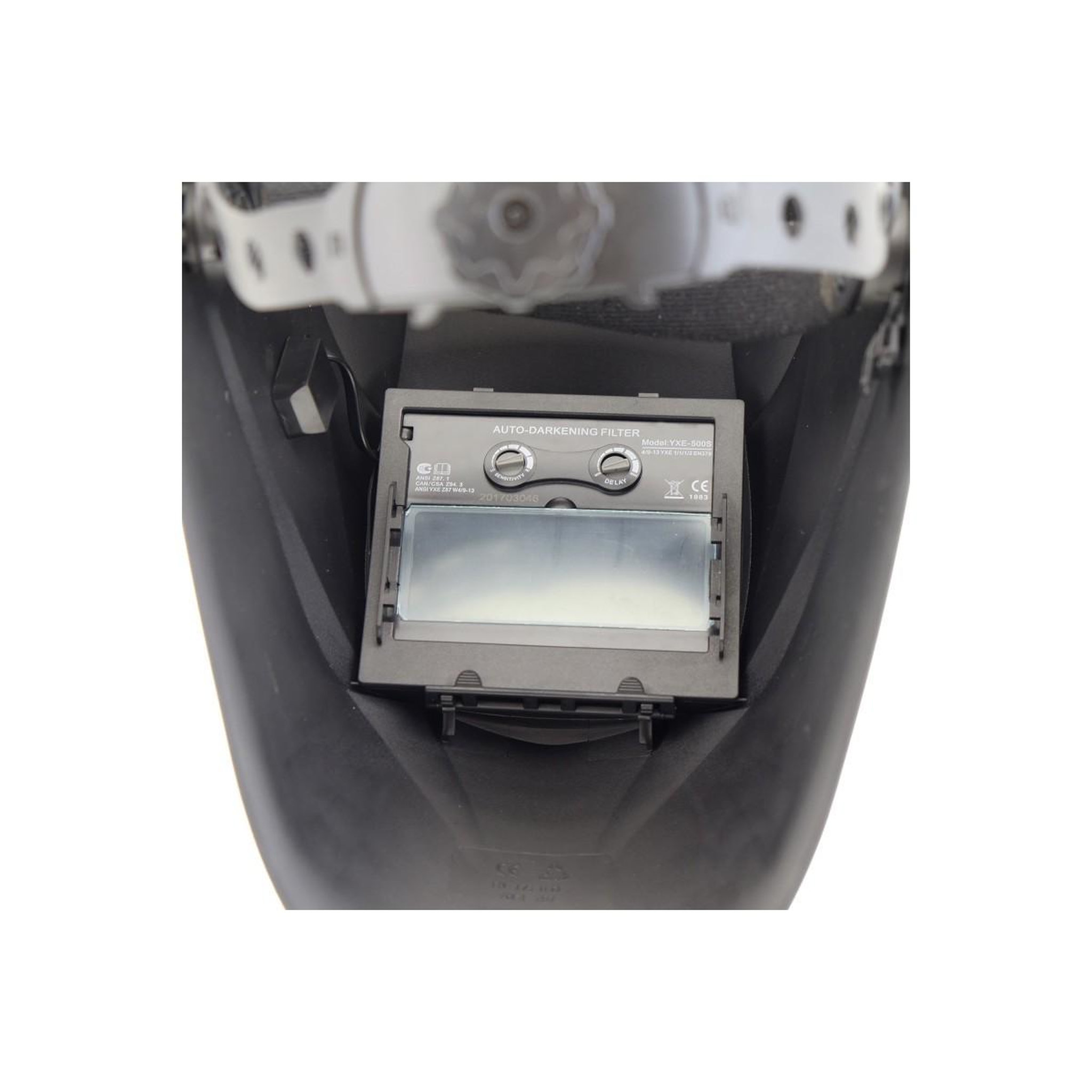 Voir la diapositive 2 : VITO Cagoule de soudure LCD Masque de soudure automatique  teinte variable 9 à 13 - alimentation solaire VITO
