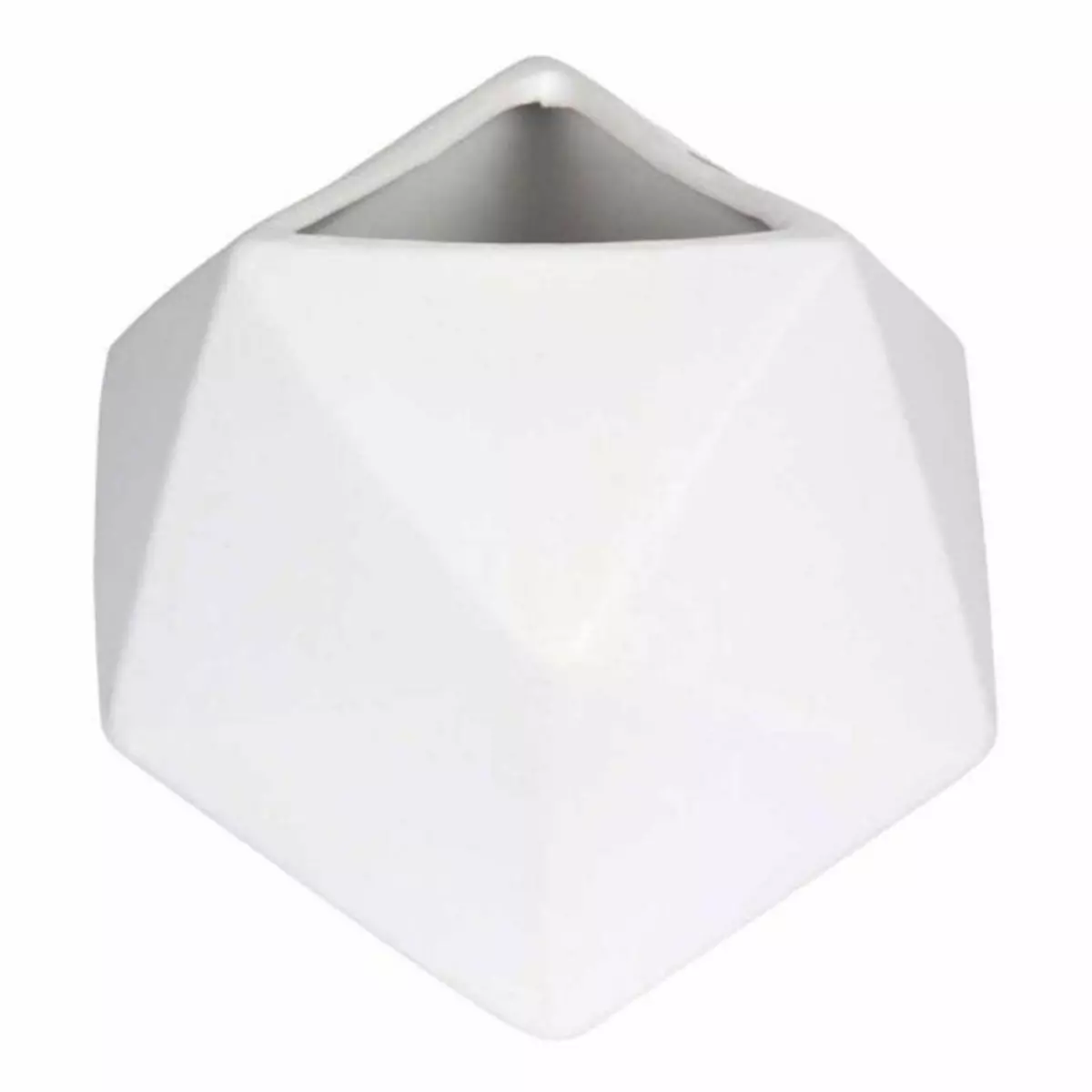 Paris Prix Vase Déco en Céramique  Geometrik  19cm Blanc