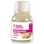 Graine créative Parfum pour bougie - Senteur Vanille poudrée - 27 ml