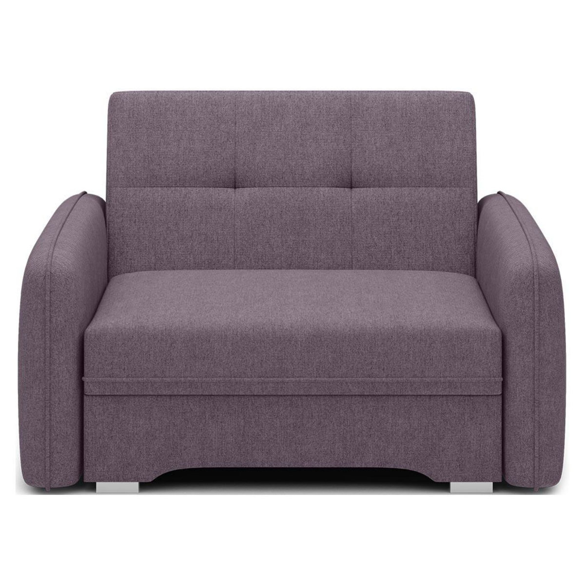 BEST MOBILIER Michelle - fauteuil convertible avec coffre en velours