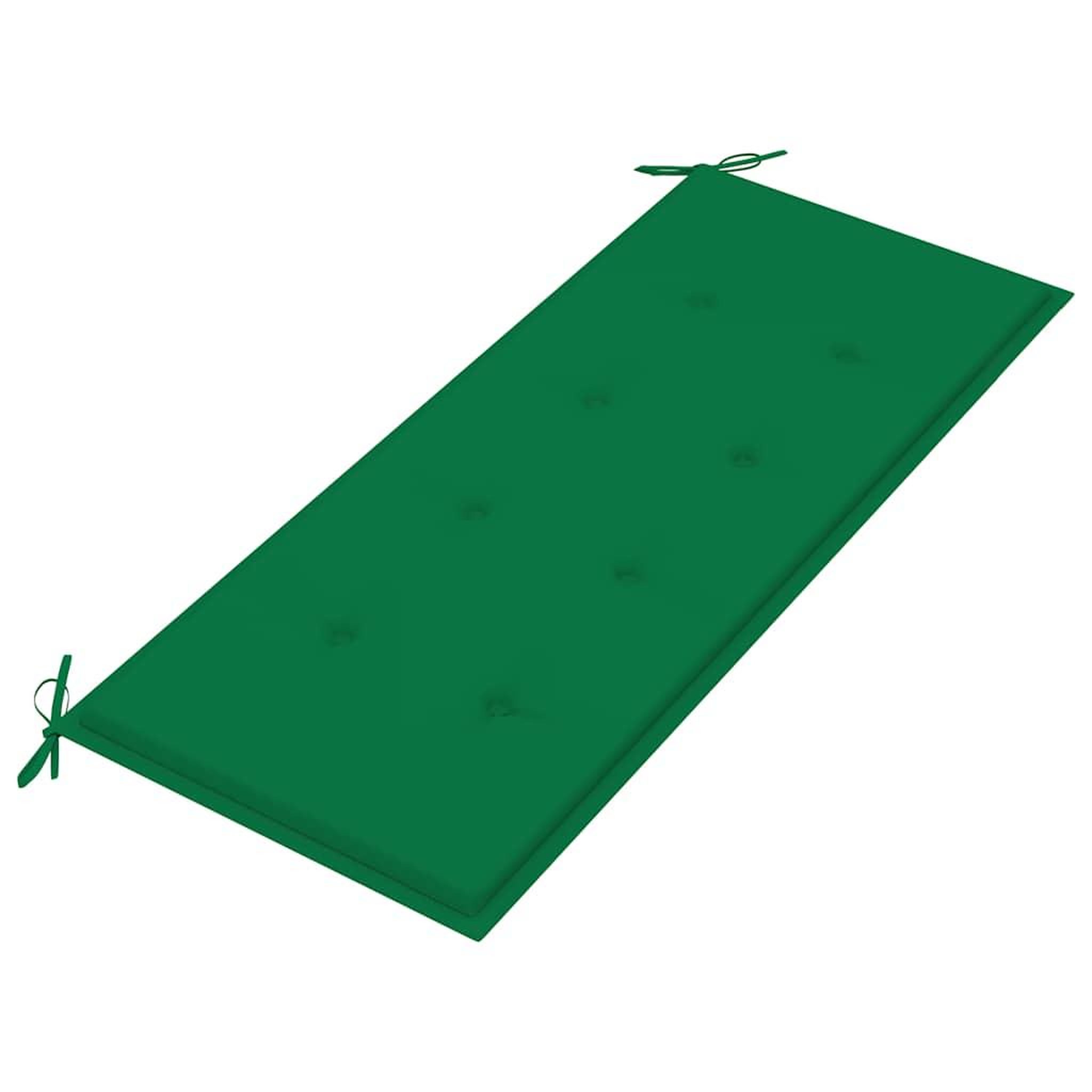 Voir la diapositive 5 : VIDAXL Banc de jardin pliable avec coussin 118 cm Bambou