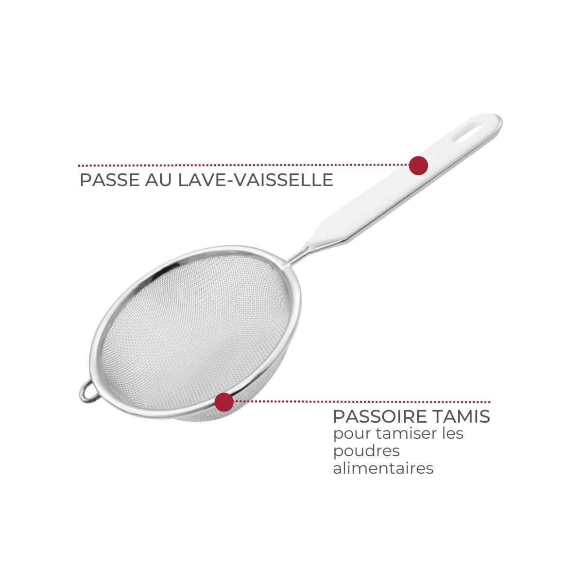 Fackelmann Ensemble de 2 Petites Passoires tamis 10 cm de diamètre Fackelmann Divers