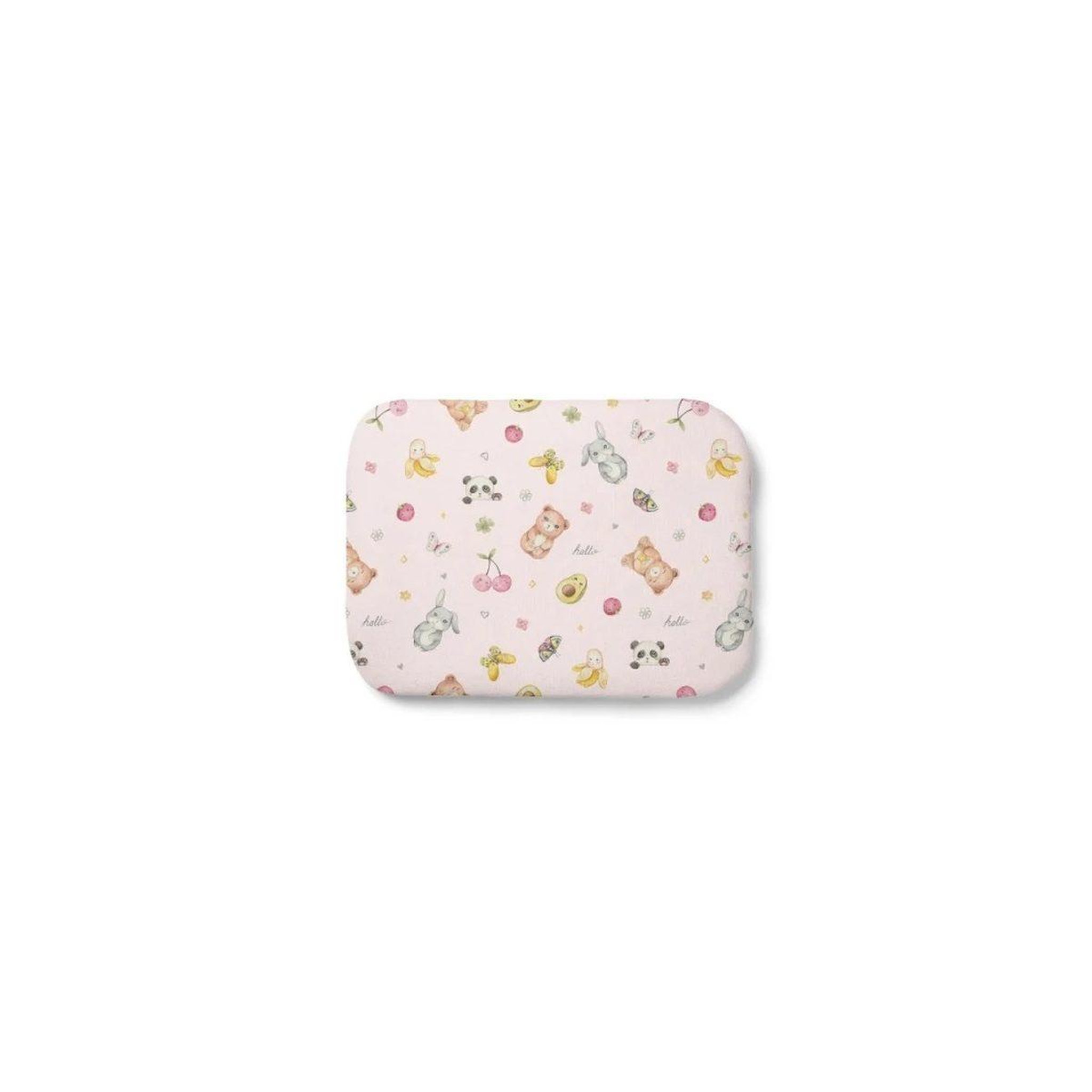 WALDIN Oreiller bébé 40 × 30 cm - motif bonbons, rose
