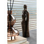 Voir la diapositive 3 : Paris Prix Statuette Couple Debout  Câlin  48cm Marron & Or