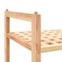 Voir la diapositive 4 : VIDAXL Etagere a chaussures Bois de noyer massif 69 x 26 x 40 cm