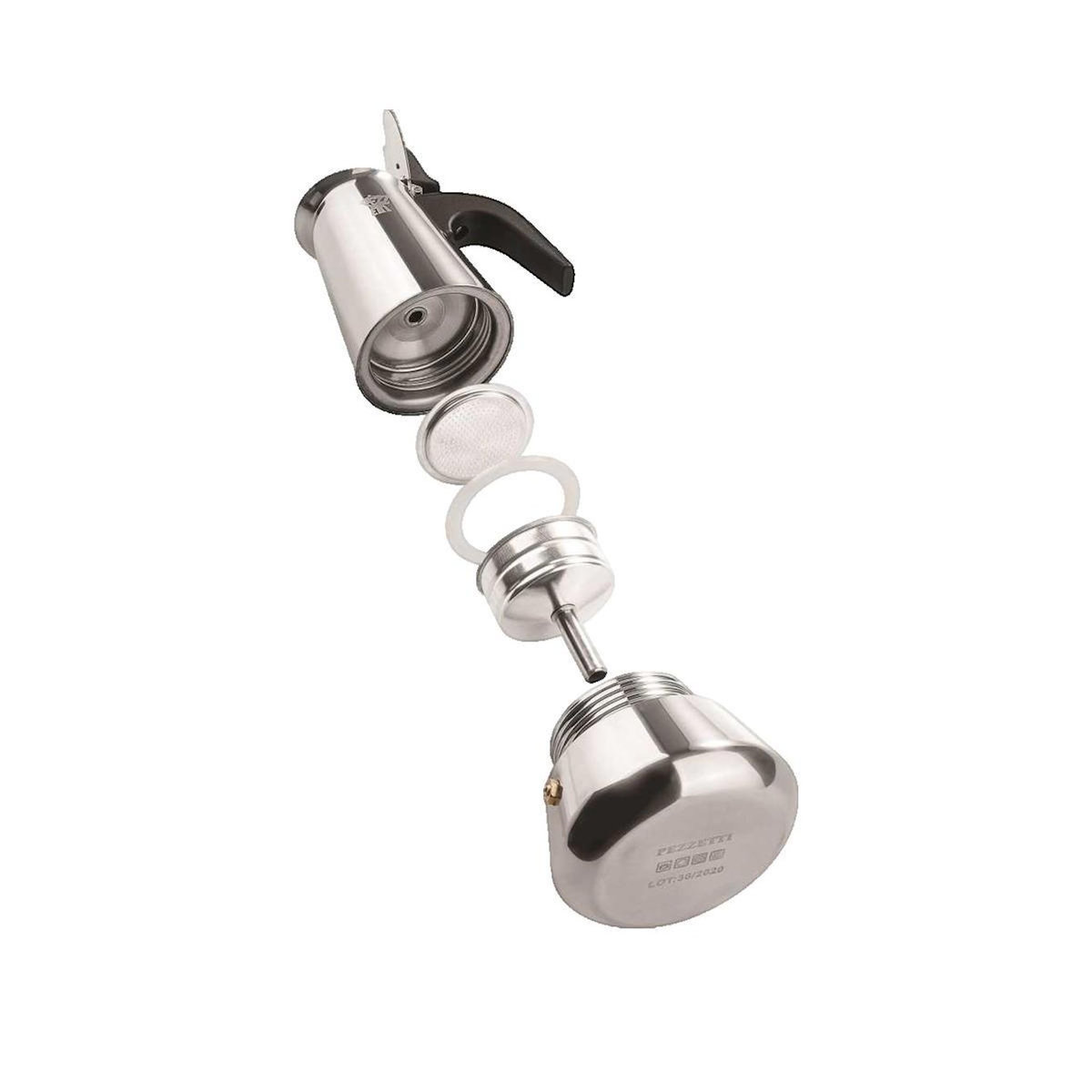 PEBBLY Cafetière italienne Pezzetti traditionnelle bleu indigo