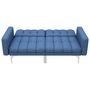Voir la diapositive 5 : VIDAXL Canape-lit Bleu Tissu
