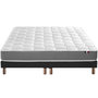 Voir la diapositive 1 : IDLITERIE Ensemble matelas mémoire de forme MAM AZUR avec sommier - confort français