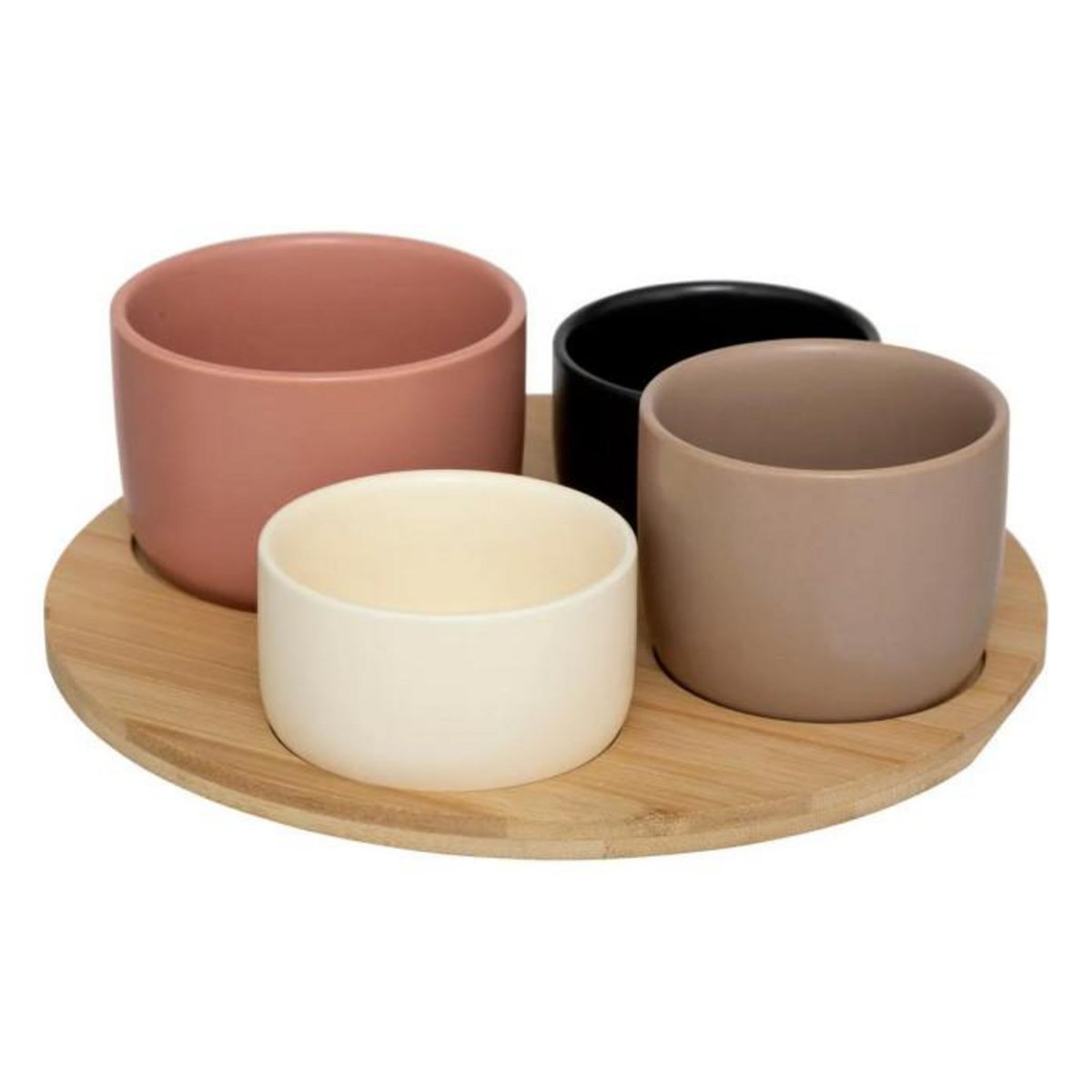 SECRET DE GOURMET Service Apéritif 5 Pièces  Wavy Bliss  11cm Multicolore