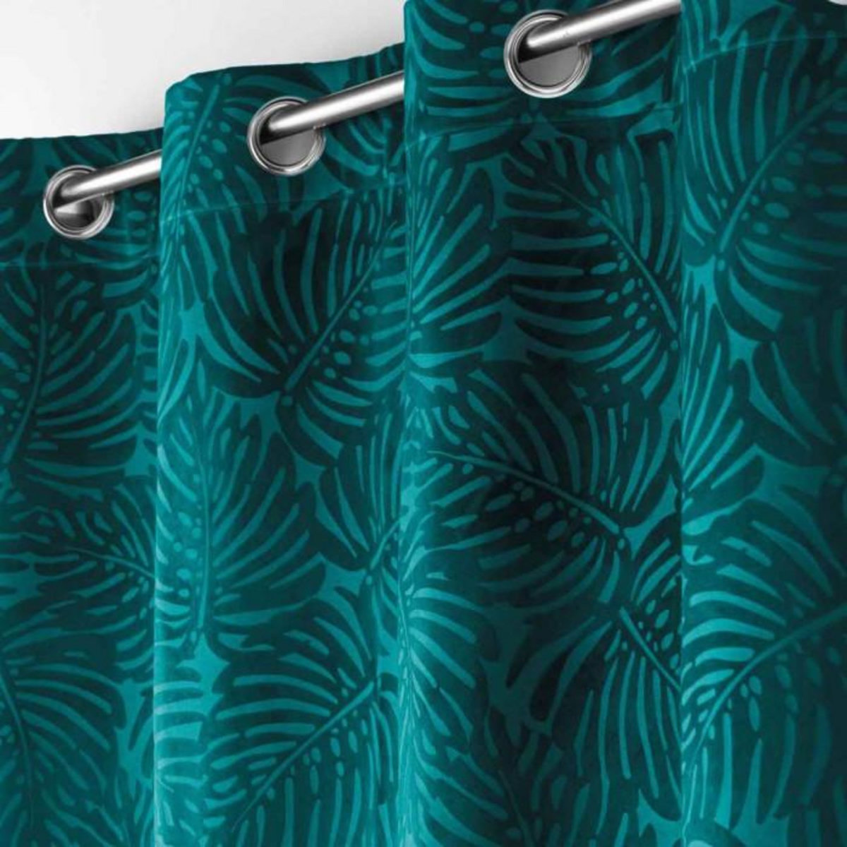 Paris Prix Rideau Occultant  Analia  140x240cm Pétrole