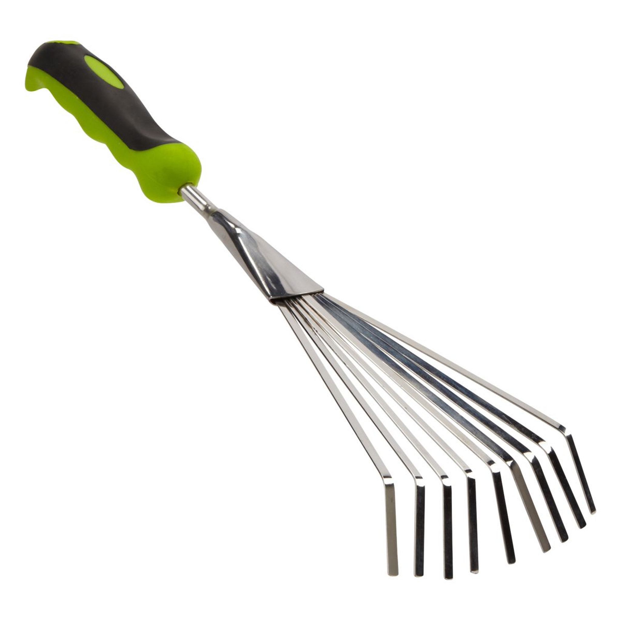 GARDENSTAR Rateau à main - En acier inoxydable - 41 x 13,5 cm