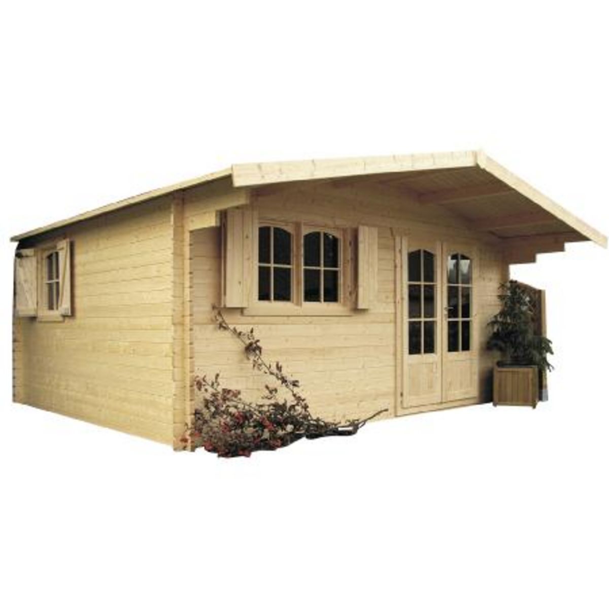 SOLID SUPERIA Abri chalet de jardin bois - 17.70m²  - CHAMONIX 4