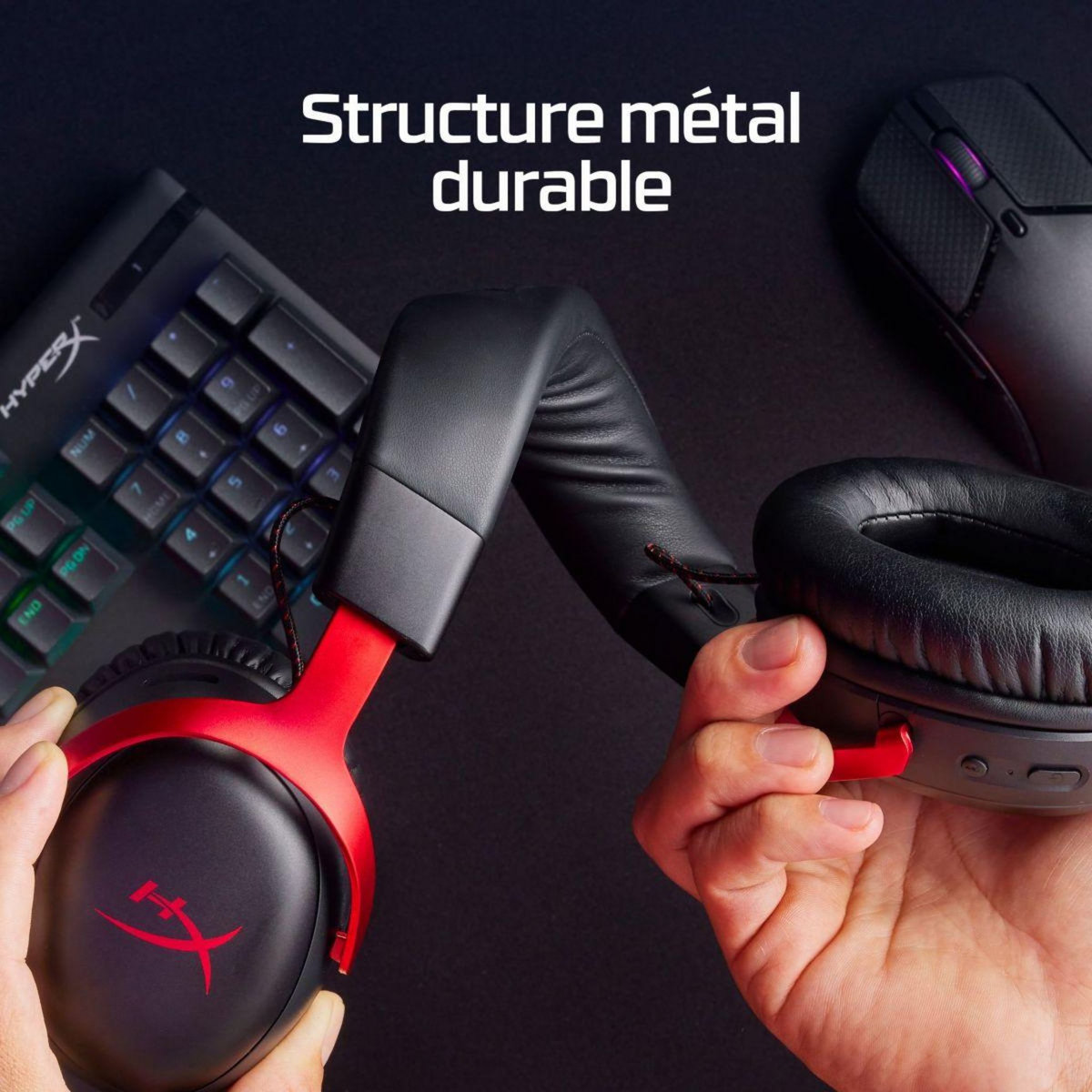 HyperX Casque gamer Cloud III Wireless Black