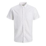 Jack & Jones Chemisette Manches Courtes he Homme Jack & Jones Hoxford. Coloris disponibles : Blanc