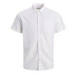 Jack & Jones Chemisette Manches Courtes he Homme Jack & Jones Hoxford. Coloris disponibles : Blanc