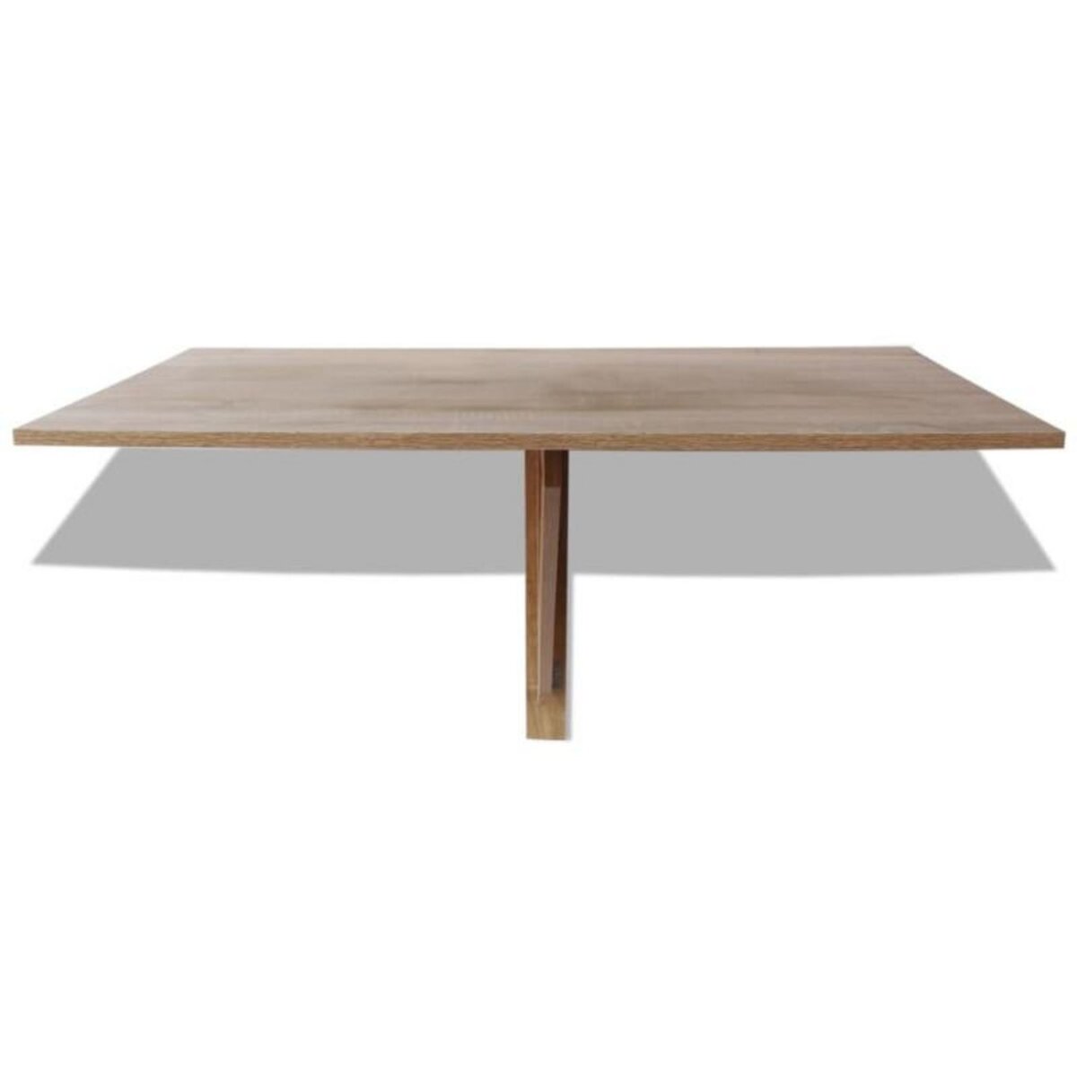 VIDAXL Table murale rabattable en chêne 100x60 cm