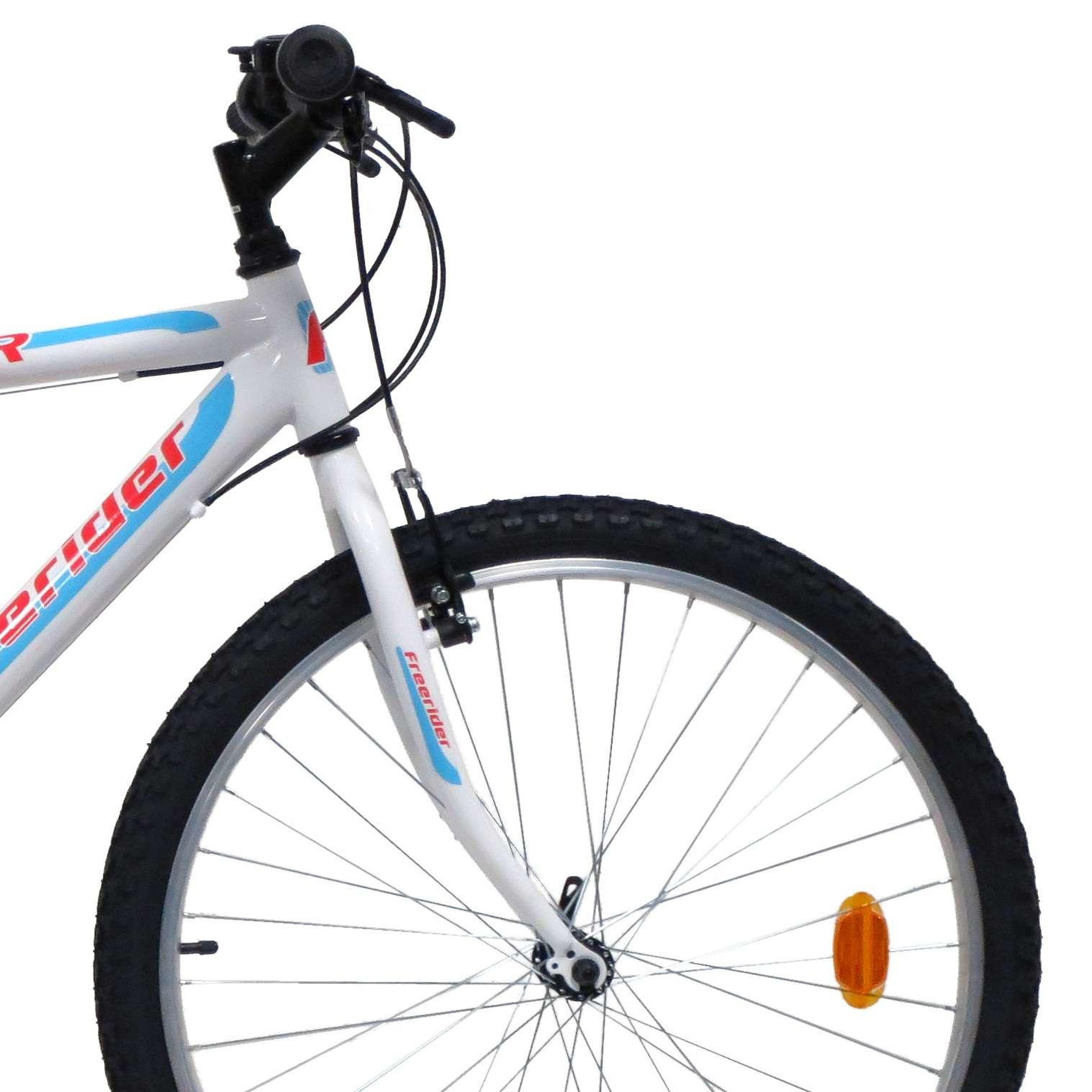Voir la diapositive 4 : FREERIDER Vélo VTT 26'' Rigide Homme   CR/Freerider   cadre acier rigide    - 18 vitesses - Freins V-Brake & Jantes en aluminium