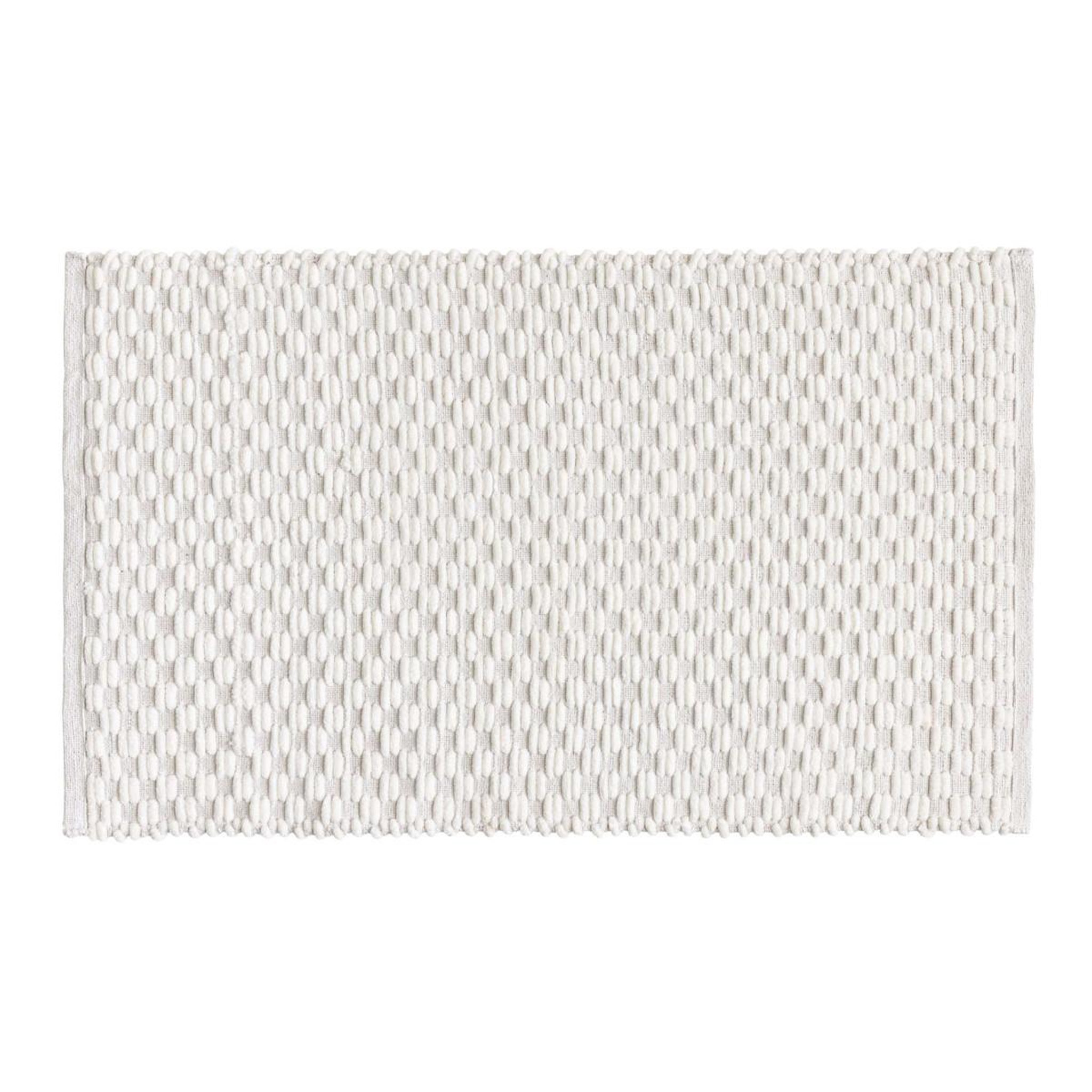 Douceur d'Intérieur Tapis de bain tissé  lois  50x80cm naturel