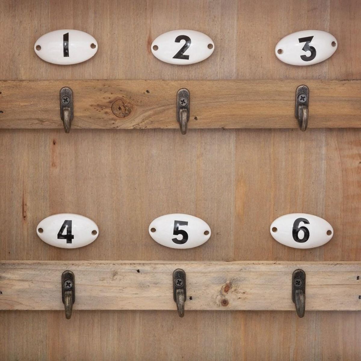 ATMOSPHERA Boîte à clés rétro en bois