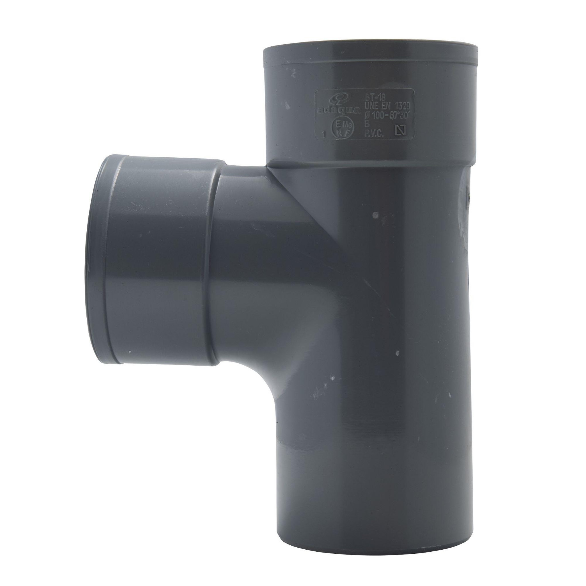 Jardibric Té mâle-femelle 87° 30° ø100mm sfc
