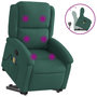Voir la diapositive 2 : VIDAXL Fauteuil de massage inclinable Vert fonce Velours