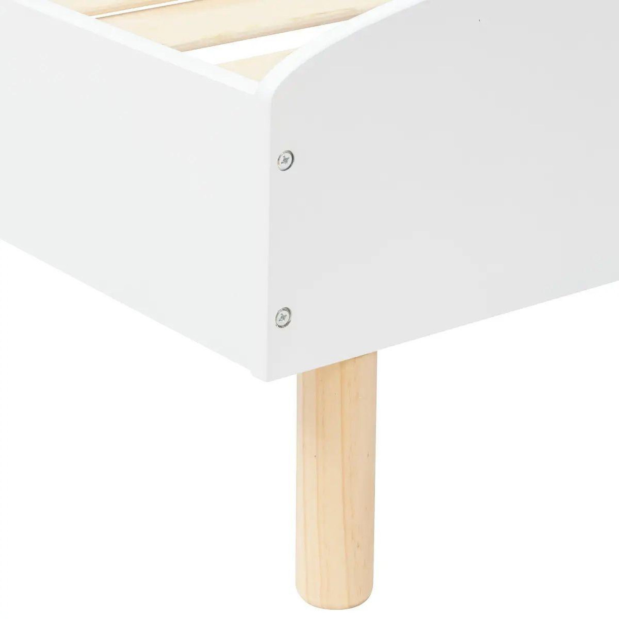 Voir la diapositive 3 : Atmosphera Kids Lit enfant  sweetie  90x190cm blanc