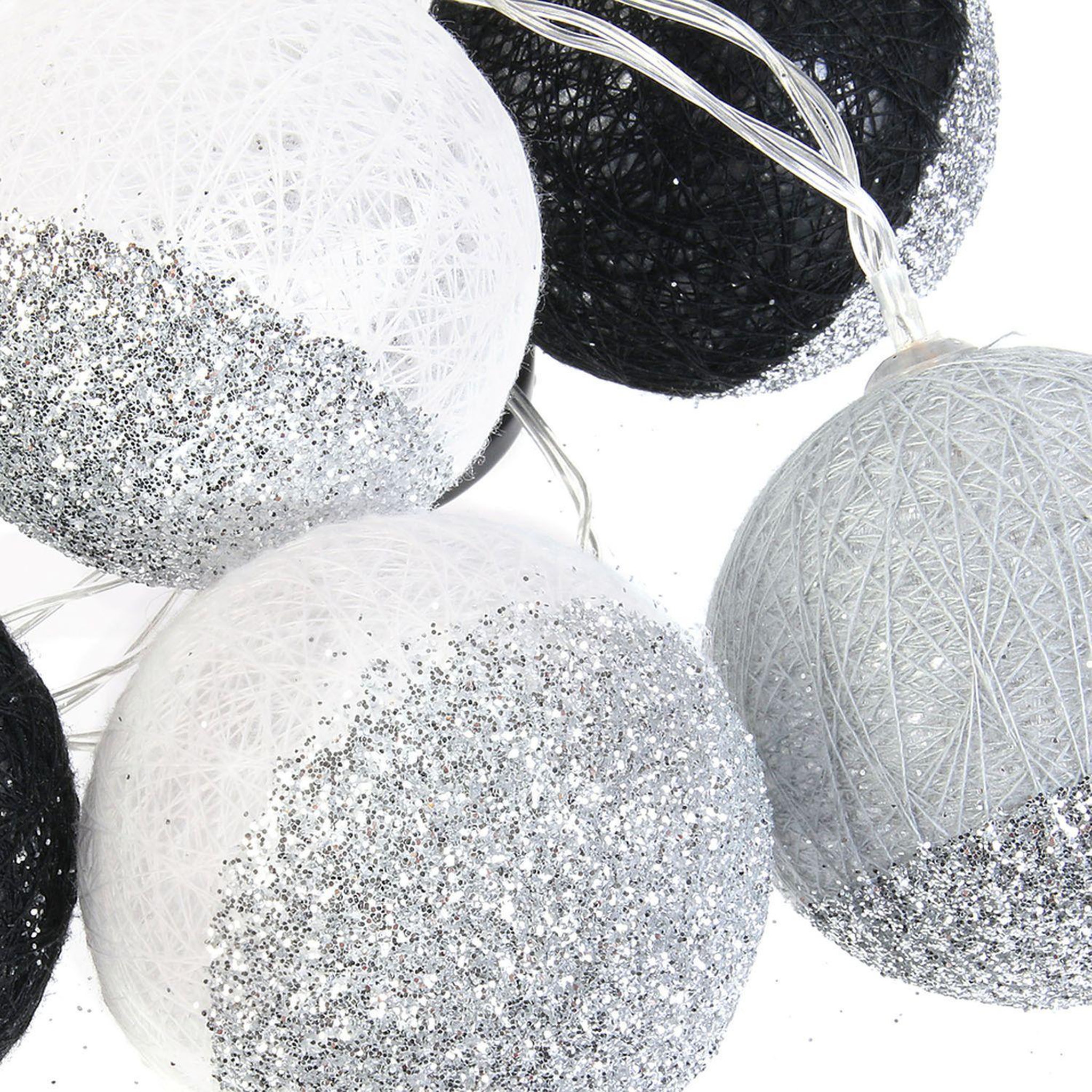 Voir la diapositive 2 : The Home Deco Factory Guirlande lumineuse 10 led boule céleste