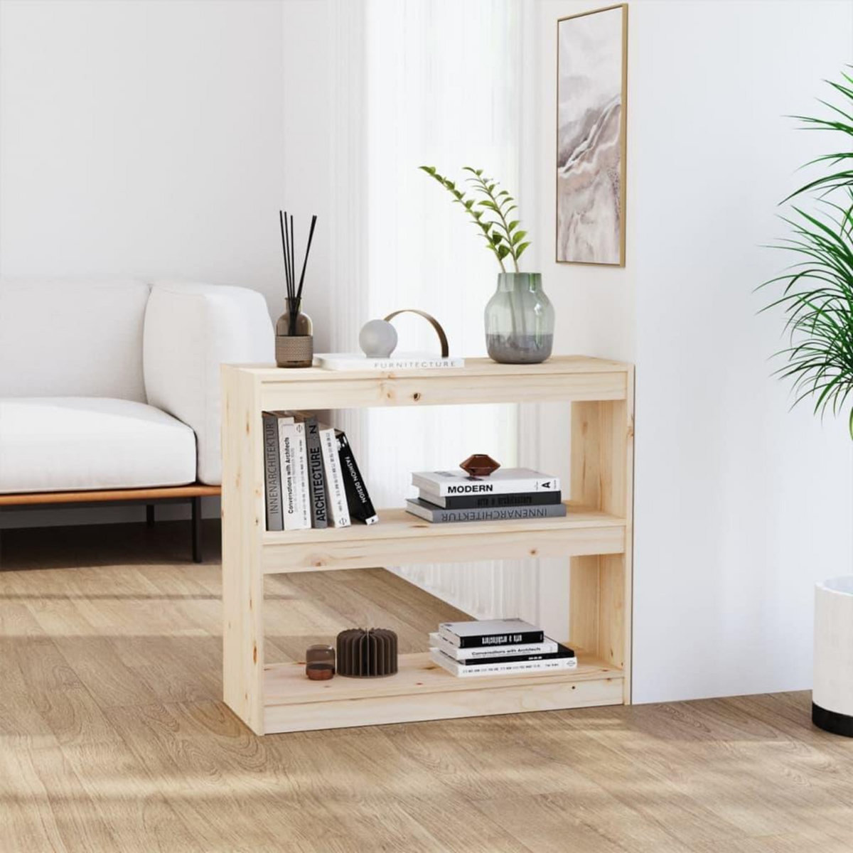 VIDAXL Bibliotheque/Separateur de piece 80x30x71,5 cm Bois de pin