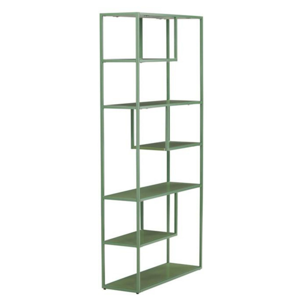 Paris Prix Étagère Bibliothèque 6 Niveaux  Staal  164cm Vert