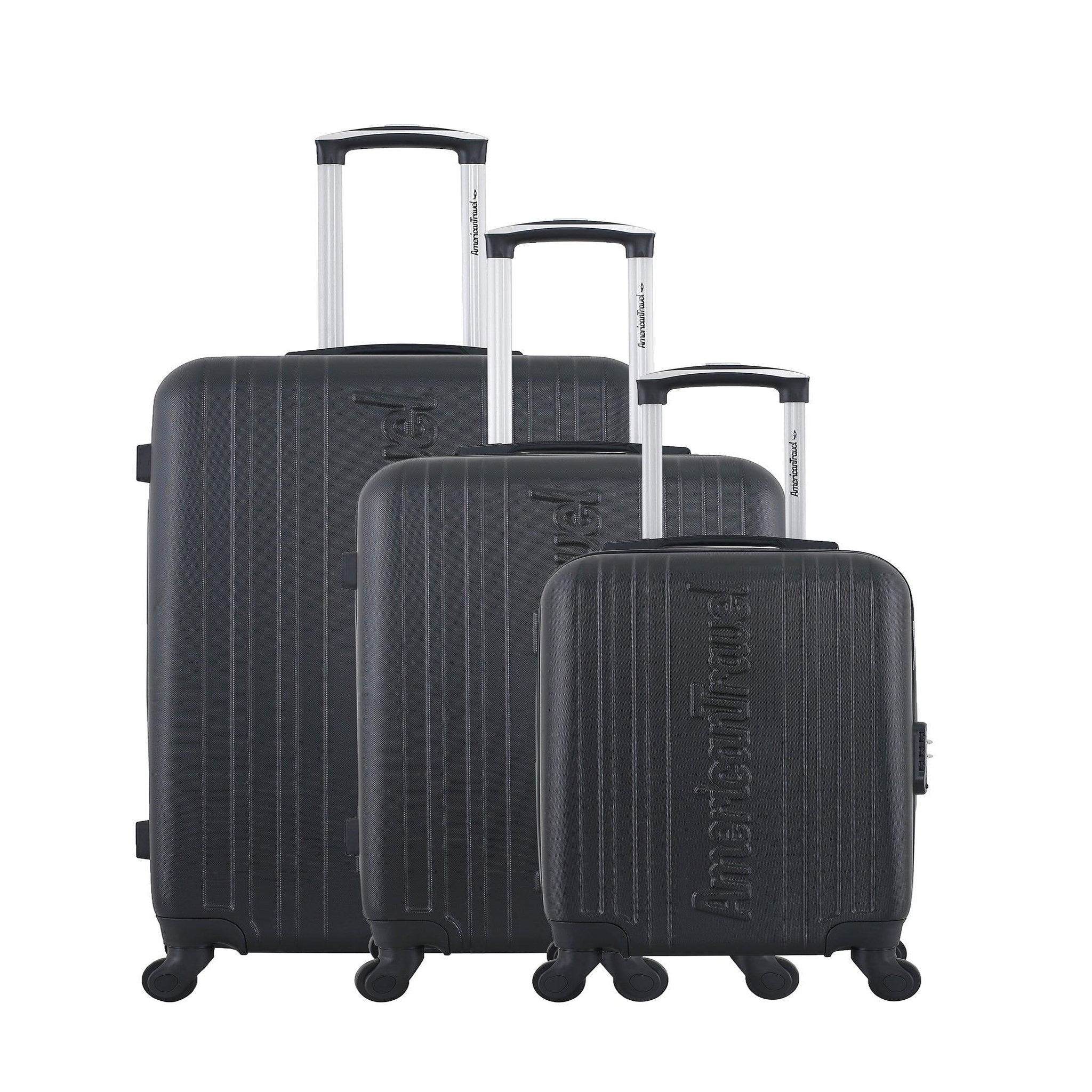AMERICAN TRAVEL American travel - set de 3 valises springfield-a 70 cm 4 roues