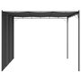 Voir la diapositive 3 : VIDAXL Belvedere de jardin avec rideau lateral 3x3x2,25 m Anthracite