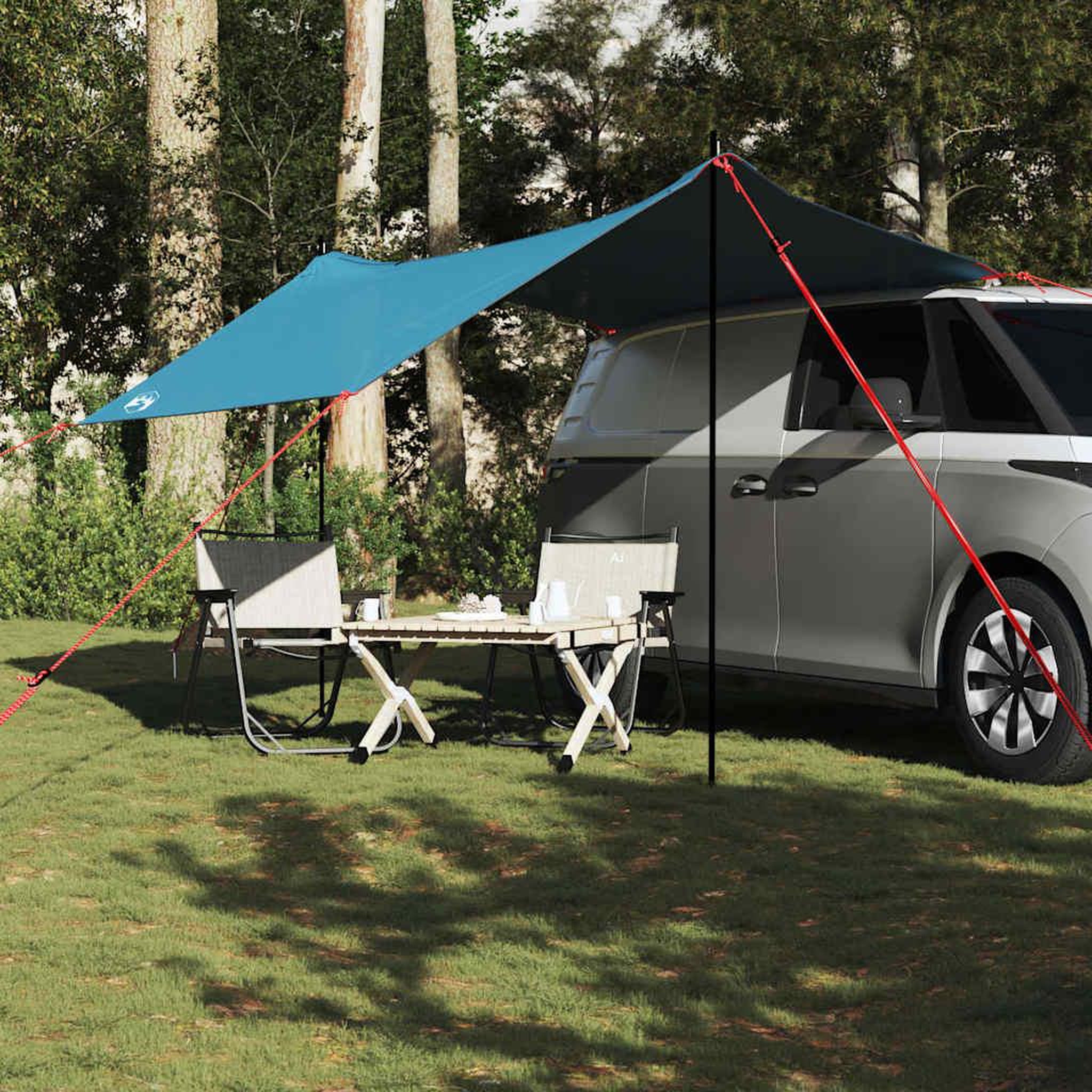 Voir la diapositive 3 : VIDAXL Tente de voiture bleu impermeable