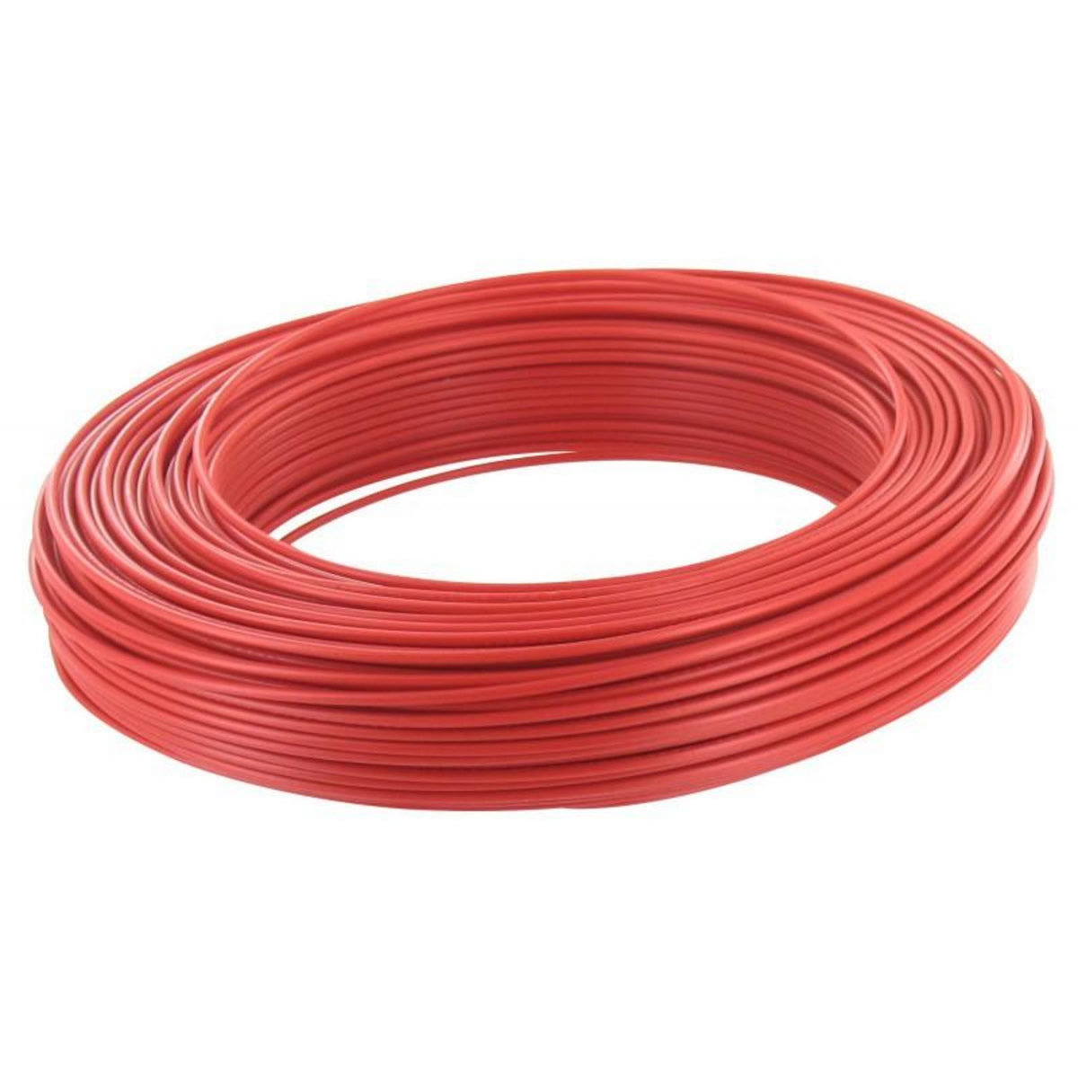 NOTRE SELECTION Fil rigide HO7 V U 2,5mm² rouge 001105 (ACA)