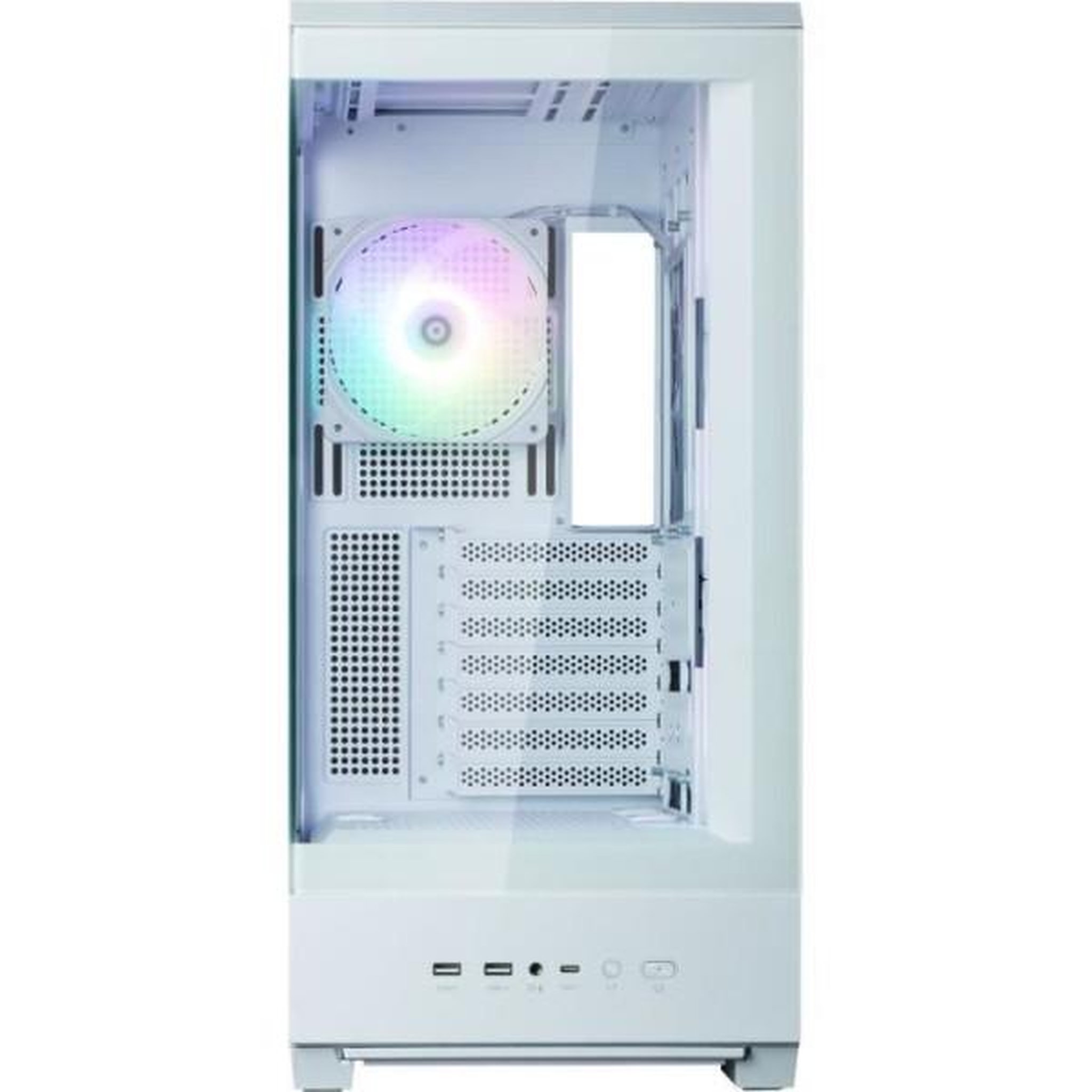 Voir la diapositive 2 : Zalman ZALMAN Modele : P50DS White