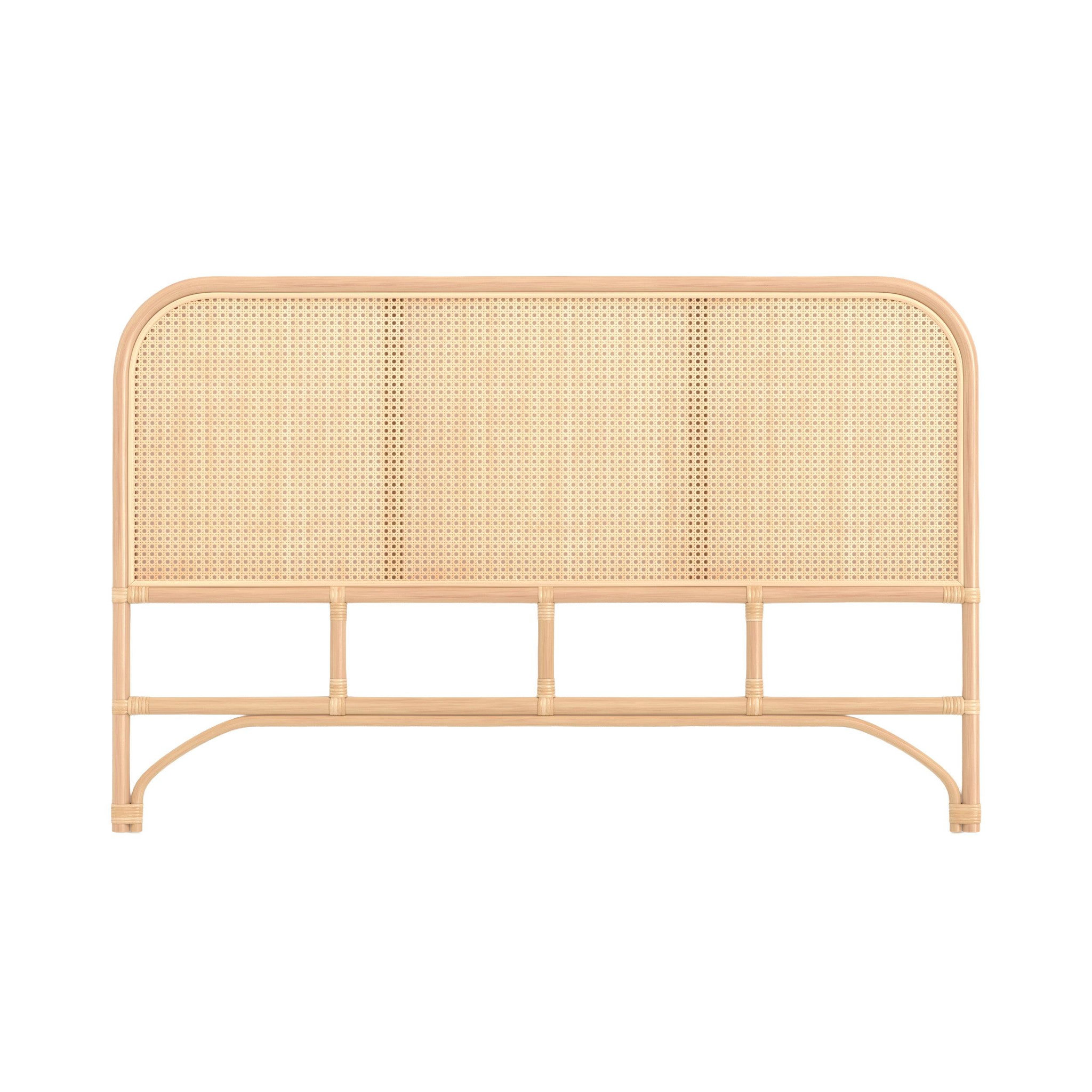 MAISON PAVANE Tête de lit en rotin et cannage 140 cm-naïra