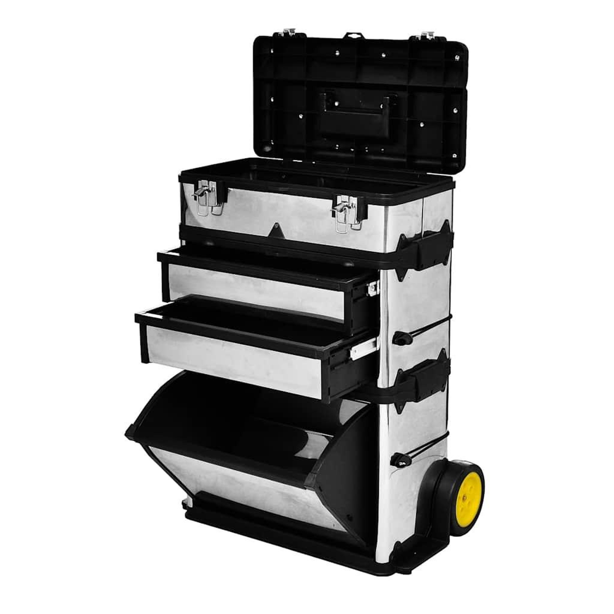 Voir la diapositive 2 : VIDAXL Boîte a outils 3 parties