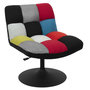 Voir la diapositive 1 : The Home Deco Factory Fauteuil de salon pivotant Askim