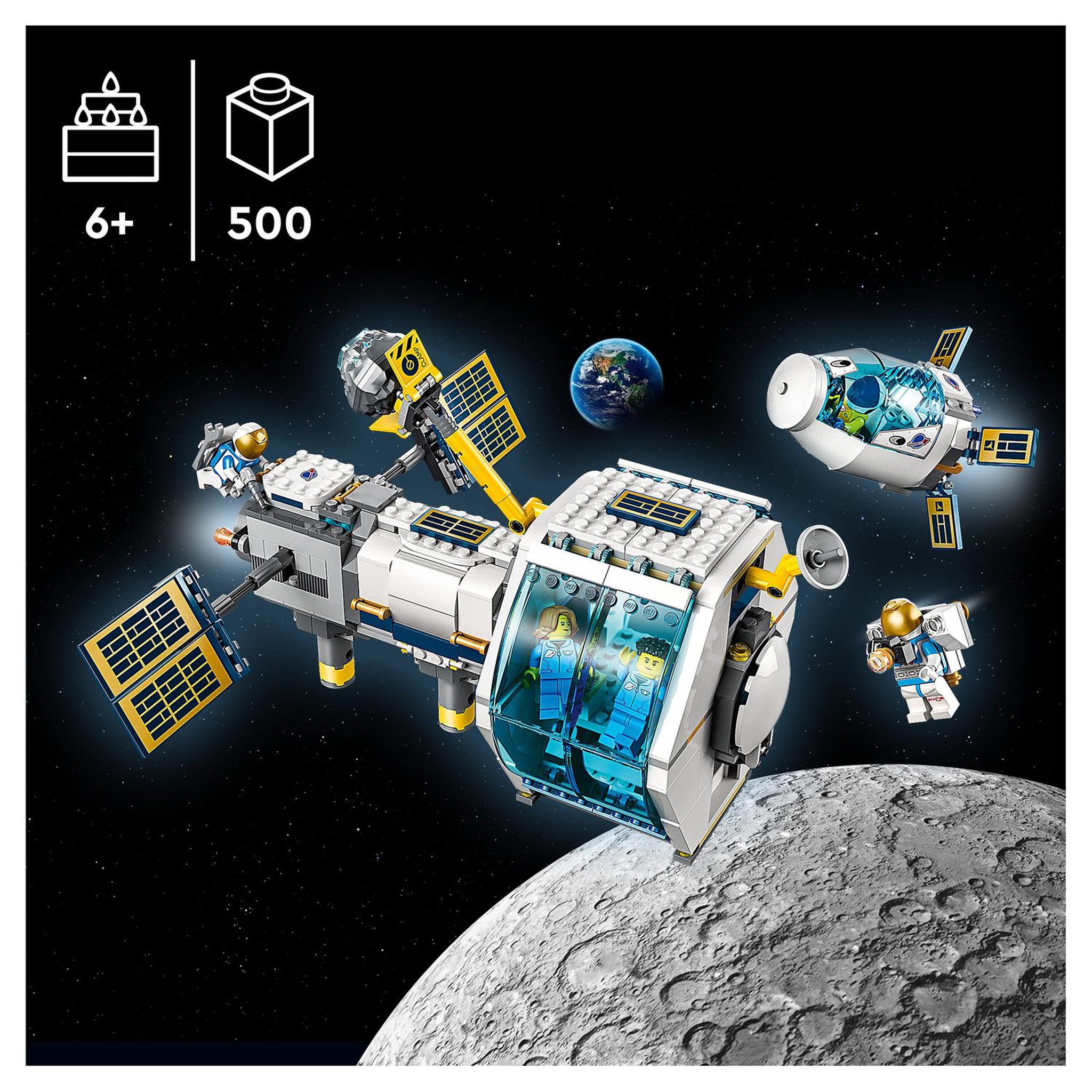 Voir la diapositive 4 : LEGO City 60349 - La Station spatiale lunaire 