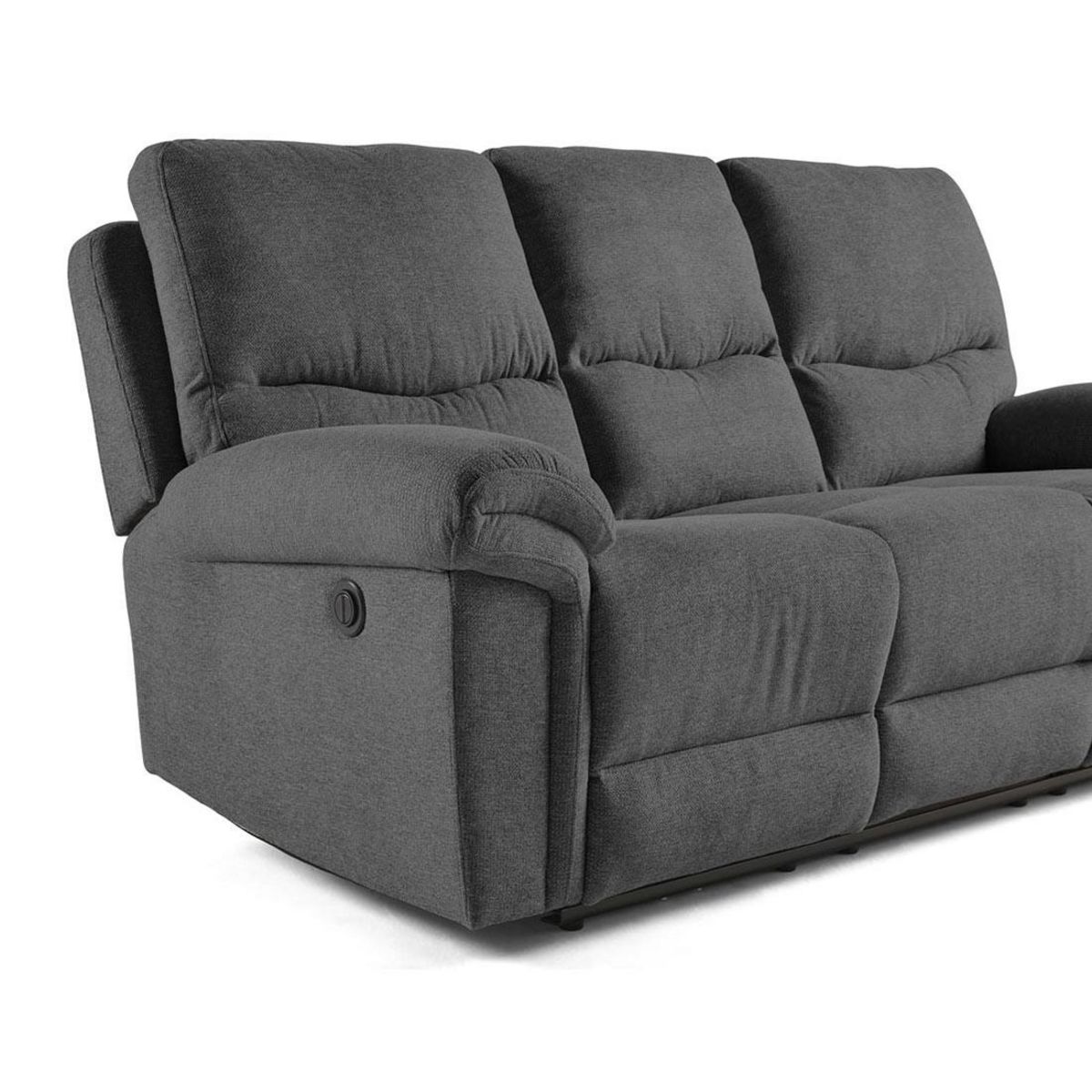 BEST MOBILIER Jasmin - canapé relax électrique 2 et 3 places - en tissu