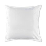 FUTURE HOME Taie d'oreiller unie polycoton blanc éclatant blanc 63x63cm