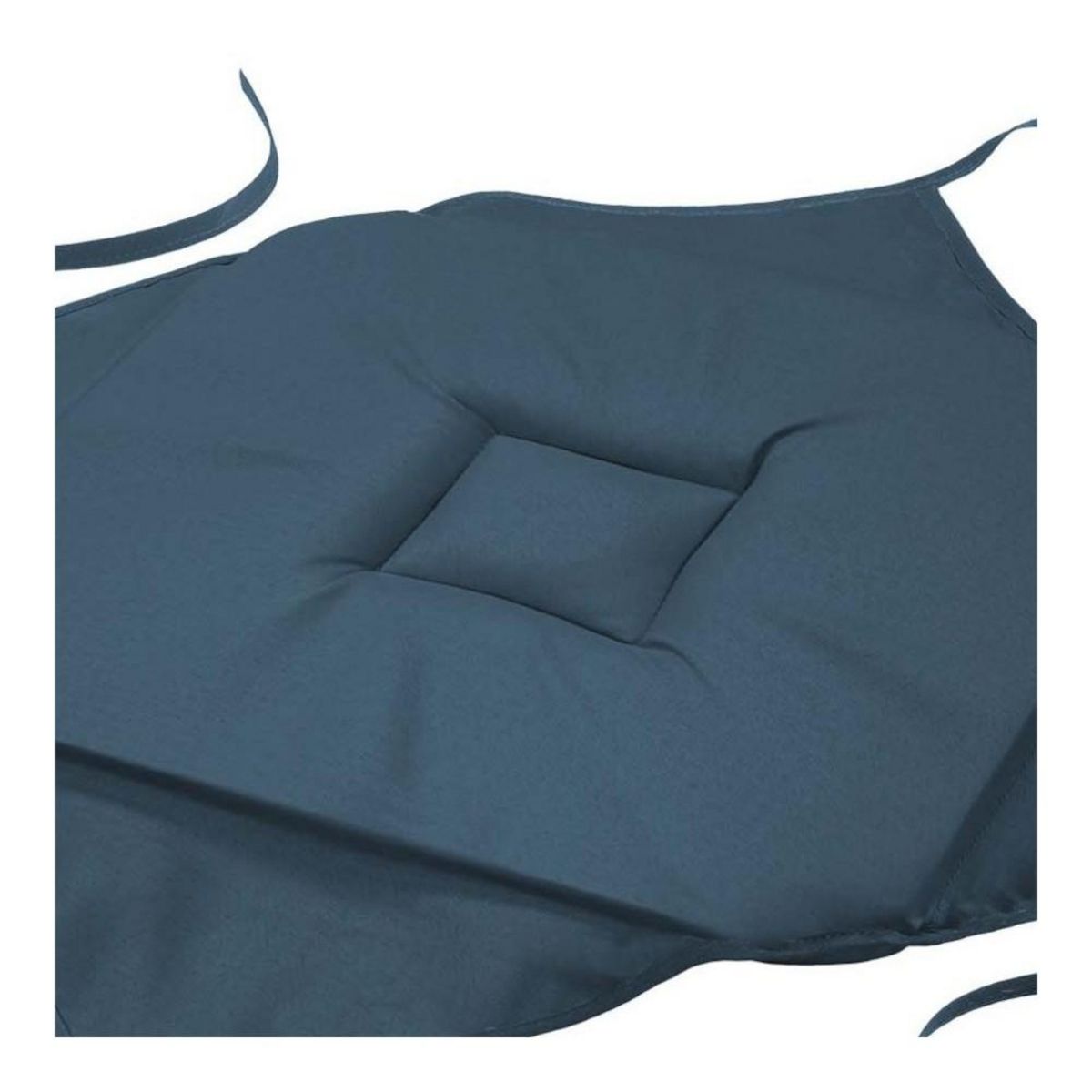 Douceur d'Intérieur Lot de 4 galettes de chaise à rabat coloris Marine