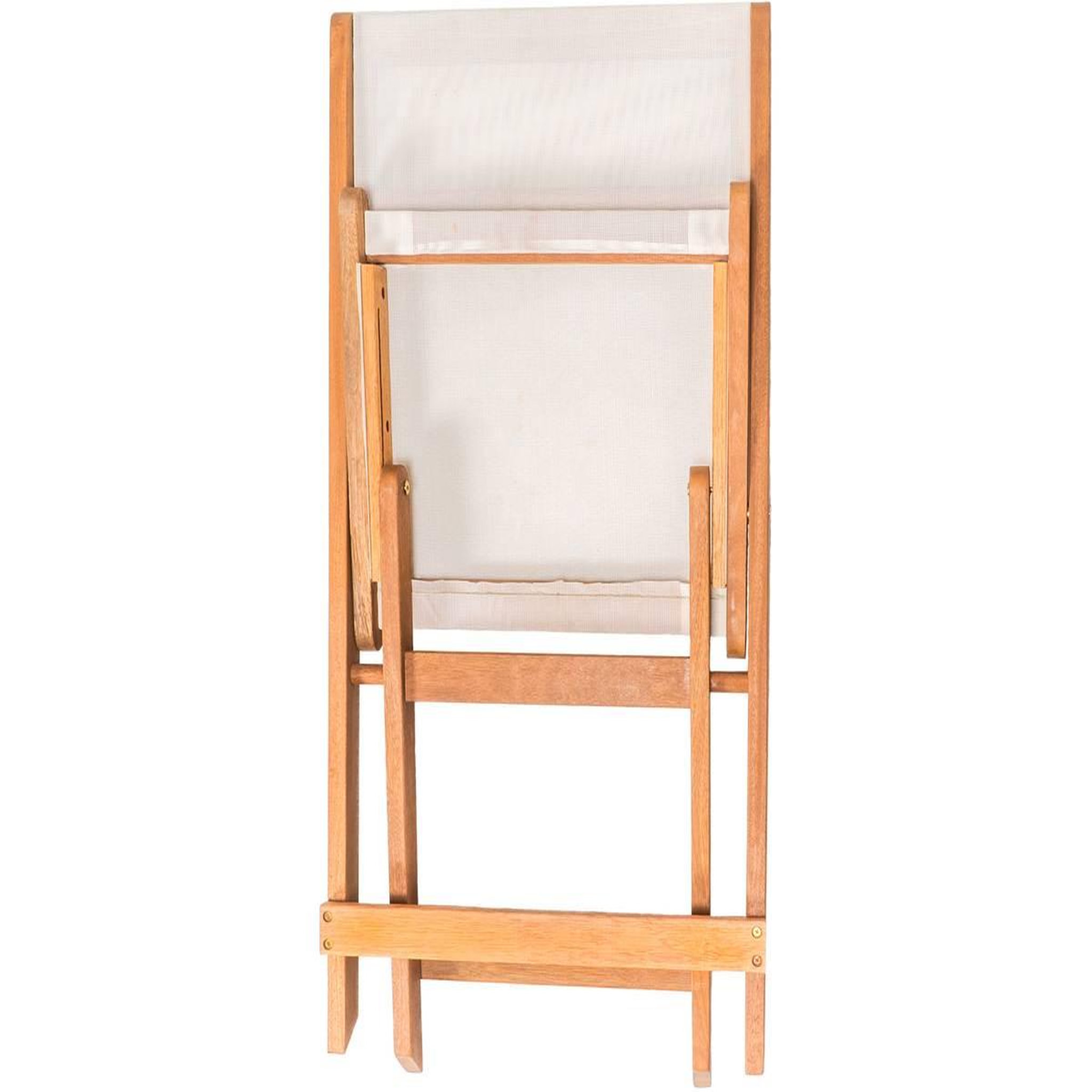 Voir la diapositive 3 : Habitat et Jardin Lot de 2 chaises pliantes en bois exotique  seoul  - maple - beige