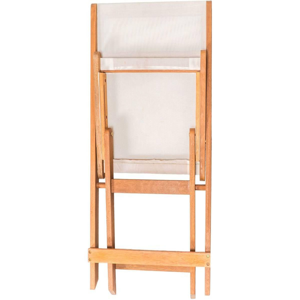 Habitat et Jardin Lot de 2 chaises pliantes en bois exotique  Seoul  - Maple - Beige