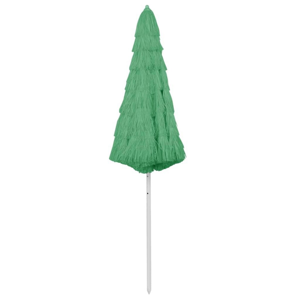 VIDAXL Parasol de plage Hawaii vert 300 cm