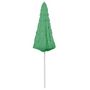 Voir la diapositive 2 : VIDAXL Parasol de plage Hawaii vert 300 cm